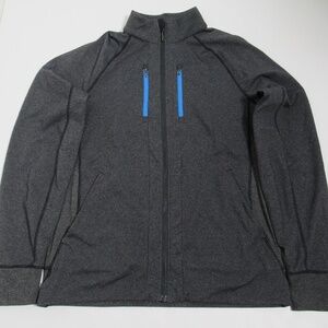 Lululemon Men's Shift Jacket Heathered Black / Cornflower Size L Stretch